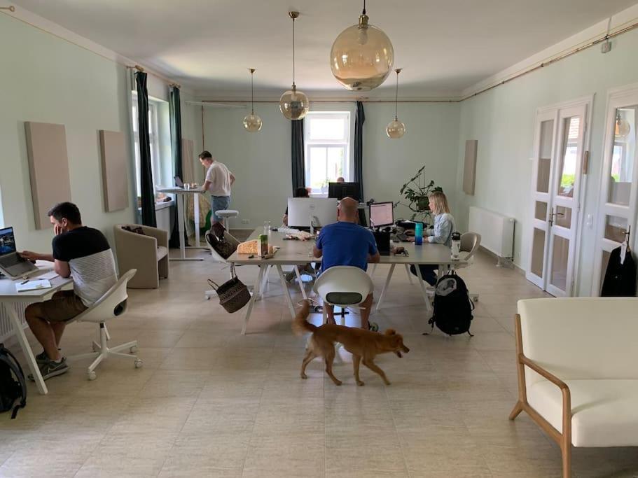 Parokia Apartman Es Coworking A Balaton Mellett Kaptalantoti Eksteriør bilde